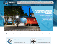 Tablet Screenshot of kinetic.com