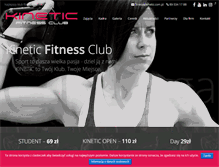 Tablet Screenshot of kinetic.com.pl