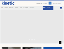 Tablet Screenshot of kinetic.com.mx